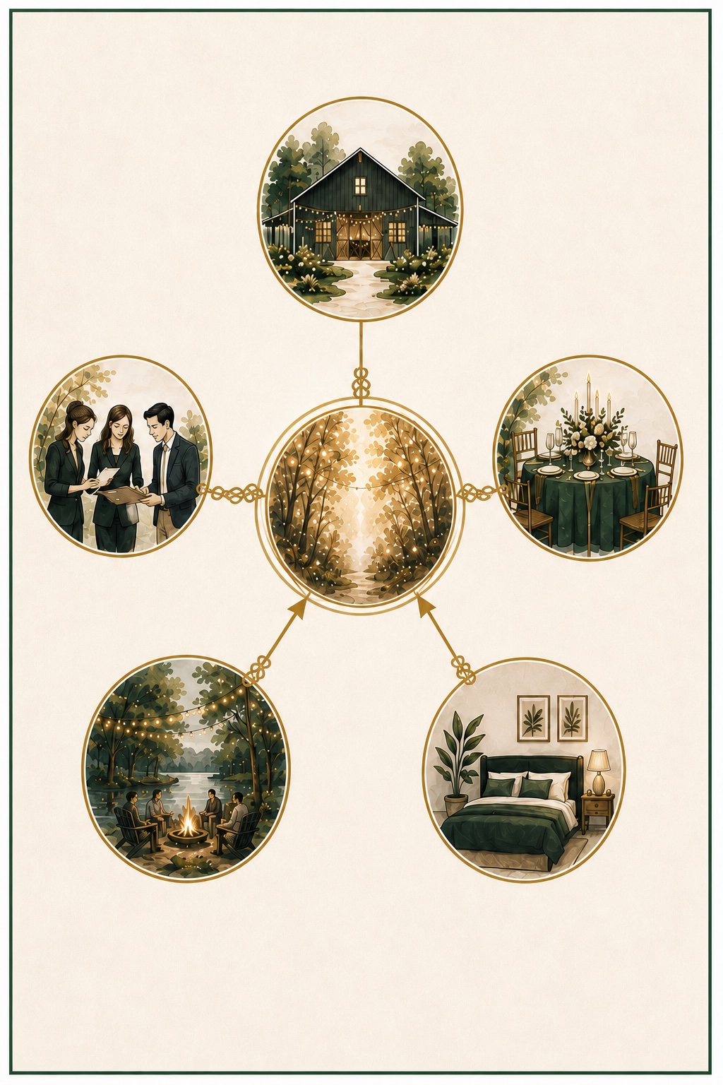 The venue, vendors, styling, accommodations, and adventures aligned around one glowing guest memory